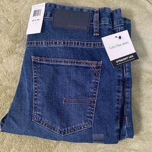 Calvin Klein Men's Straight Leg Denim Jeans
